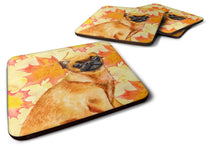 Load image into Gallery viewer, Small Brabant Griffon Fall Foam Coaster  BB9928FC