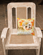 Load image into Gallery viewer, Morkie Fall Fabric Decorative Pillow BB9929PW1818