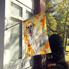 Load image into Gallery viewer, Irish Wolfhound Fall Flag Canvas House Size BB9931CHF