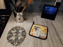 Load image into Gallery viewer, Irish Wolfhound Fall Pot Holders - Set of 2 - Heat-Resistant Kitchen Essentials BB9931PTHD