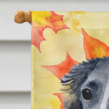 Load image into Gallery viewer, Borzoi Fall Flag Canvas House Size BB9933CHF