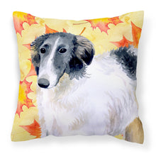 Load image into Gallery viewer, Borzoi Fall Fabric Decorative Pillow BB9933PW1818
