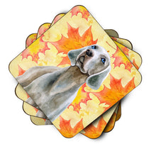 Load image into Gallery viewer, Weimaraner Fall Foam Coaster  BB9935FC