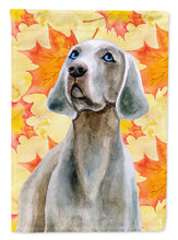 Load image into Gallery viewer, Weimaraner Fall Garden Flag - Outdoor Decorative Yard Flag BB9935GF