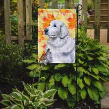 Load image into Gallery viewer, Maremma Sheepdog Fall Garden Flag - Outdoor Decorative Yard Flag BB9936GF