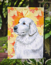 Load image into Gallery viewer, Maremma Sheepdog Fall Garden Flag - Outdoor Decorative Yard Flag BB9936GF