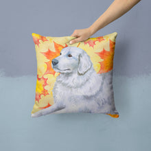 Load image into Gallery viewer, Maremma Sheepdog Fall Throw Pillow - 14x14 Decorative Pillow – Art for Your Home &amp; Patio BB9936PW1414