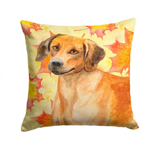 Load image into Gallery viewer, Rhodesian Ridgeback Fall Throw Pillow - 14x14 Decorative Pillow – Art for Your Home &amp; Patio BB9937PW1414