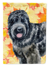 Load image into Gallery viewer, Black Russian Terrier Fall Flag Canvas House Size BB9938CHF