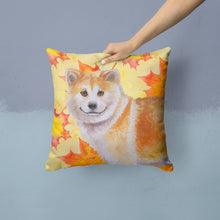 Load image into Gallery viewer, Shiba Inu Fall Throw Pillow - 14x14 Decorative Pillow – Art for Your Home &amp; Patio BB9939PW1414