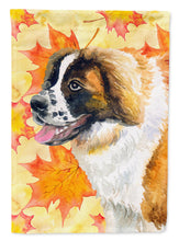 Load image into Gallery viewer, Saint Bernard Fall Flag Canvas House Size BB9940CHF