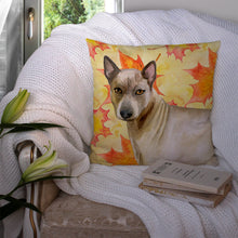 Load image into Gallery viewer, Thai Ridgeback Fall Throw Pillow - 14x14 Decorative Pillow – Art for Your Home &amp; Patio BB9941PW1414