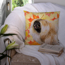 Load image into Gallery viewer, Pekingese Fall Throw Pillow - 14x14 Decorative Pillow – Art for Your Home &amp; Patio BB9942PW1414