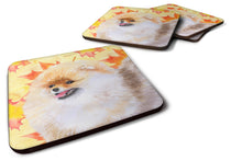 Load image into Gallery viewer, Pomeranian Fall Foam Coaster  BB9943FC