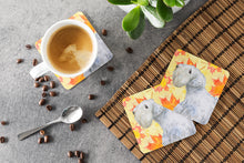 Load image into Gallery viewer, Sealyham Terrier Fall Coasters - Set of 4 Lightweight Foam, Absorbent Drink Coasters