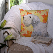 Load image into Gallery viewer, Sealyham Terrier Fall Throw Pillow - 14x14 Decorative Pillow – Art for Your Home &amp; Patio BB9945PW1414