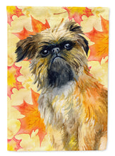 Load image into Gallery viewer, Brussels Griffon Fall Garden Flag - Outdoor Decorative Yard Flag BB9948GF
