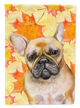 Load image into Gallery viewer, French Bulldog Fall Flag Canvas House Size BB9949CHF