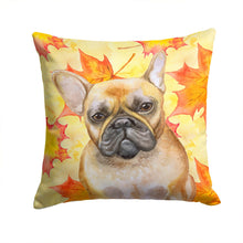 Load image into Gallery viewer, French Bulldog Fall Throw Pillow - 14x14 Decorative Pillow – Art for Your Home &amp; Patio BB9949PW1414