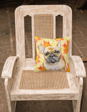 Load image into Gallery viewer, French Bulldog Fall Fabric Decorative Pillow BB9949PW1818