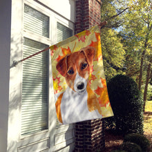 Load image into Gallery viewer, Jack Russell Terrier Fall Flag Canvas House Size BB9950CHF