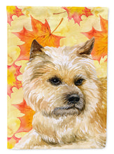 Load image into Gallery viewer, Cairn Terrier Fall Flag Canvas House Size BB9951CHF