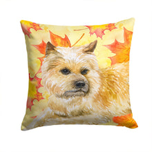 Load image into Gallery viewer, Cairn Terrier Fall Throw Pillow - 14x14 Decorative Pillow – Art for Your Home &amp; Patio BB9951PW1414