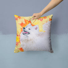 Load image into Gallery viewer, Samoyed Fall Throw Pillow - 14x14 Decorative Pillow – Art for Your Home &amp; Patio BB9952PW1414