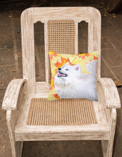 Load image into Gallery viewer, Samoyed Fall Fabric Decorative Pillow BB9952PW1818