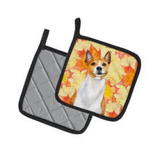 Load image into Gallery viewer, Basenji Fall Pot Holders - Set of 2 - Heat-Resistant Kitchen Essentials BB9953PTHD