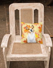 Load image into Gallery viewer, Basenji Fall Fabric Decorative Pillow BB9953PW1818