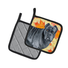 Load image into Gallery viewer, Cane Corso Fall Pot Holders - Set of 2 - Heat-Resistant Kitchen Essentials BB9955PTHD
