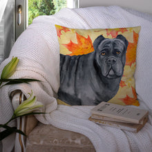 Load image into Gallery viewer, Cane Corso Fall Throw Pillow - 14x14 Decorative Pillow – Art for Your Home &amp; Patio BB9955PW1414