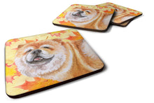 Load image into Gallery viewer, Cane Corso Fall Coasters - Set of 4 Lightweight Foam, Absorbent Drink Coasters