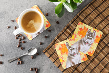 Load image into Gallery viewer, Siberian Husky Grey Fall Foam Coaster  BB9957FC