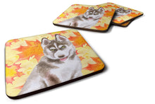 Load image into Gallery viewer, Siberian Husky Grey Fall Foam Coaster  BB9957FC