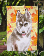 Load image into Gallery viewer, Siberian Husky Grey Fall Garden Flag - Outdoor Decorative Yard Flag BB9957GF