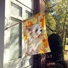 Load image into Gallery viewer, Chihuahua Leg up Fall Flag Canvas House Size BB9958CHF