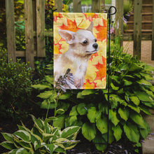 Load image into Gallery viewer, Chihuahua Leg up Fall Garden Flag - Outdoor Decorative Yard Flag BB9958GF