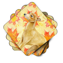 Load image into Gallery viewer, Italian Greyhound Fall Foam Coaster  BB9959FC