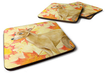 Load image into Gallery viewer, Italian Greyhound Fall Foam Coaster  BB9959FC