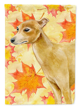 Load image into Gallery viewer, Italian Greyhound Fall Garden Flag - Outdoor Decorative Yard Flag BB9959GF