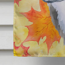 Load image into Gallery viewer, Newfoundland Puppy Fall Flag Canvas House Size BB9960CHF