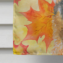 Load image into Gallery viewer, Welsh Terrier Fall Flag Canvas House Size BB9961CHF
