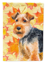 Load image into Gallery viewer, Welsh Terrier Fall Flag Canvas House Size BB9961CHF