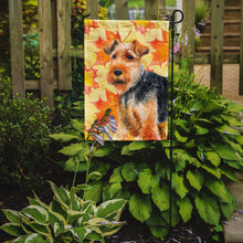 Load image into Gallery viewer, Welsh Terrier Fall Garden Flag - Outdoor Decorative Yard Flag BB9961GF