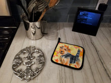 Load image into Gallery viewer, Welsh Terrier Fall Pot Holders - Set of 2 - Heat-Resistant Kitchen Essentials BB9961PTHD