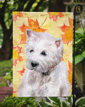 Load image into Gallery viewer, Westie Fall Garden Flag - Outdoor Decorative Yard Flag BB9962GF