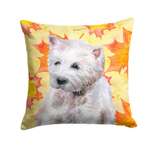 Load image into Gallery viewer, Westie Fall Throw Pillow - 14x14 Decorative Pillow – Art for Your Home &amp; Patio BB9962PW1414