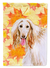 Load image into Gallery viewer, Afghan Hound Fall Garden Flag - Outdoor Decorative Yard Flag BB9963GF